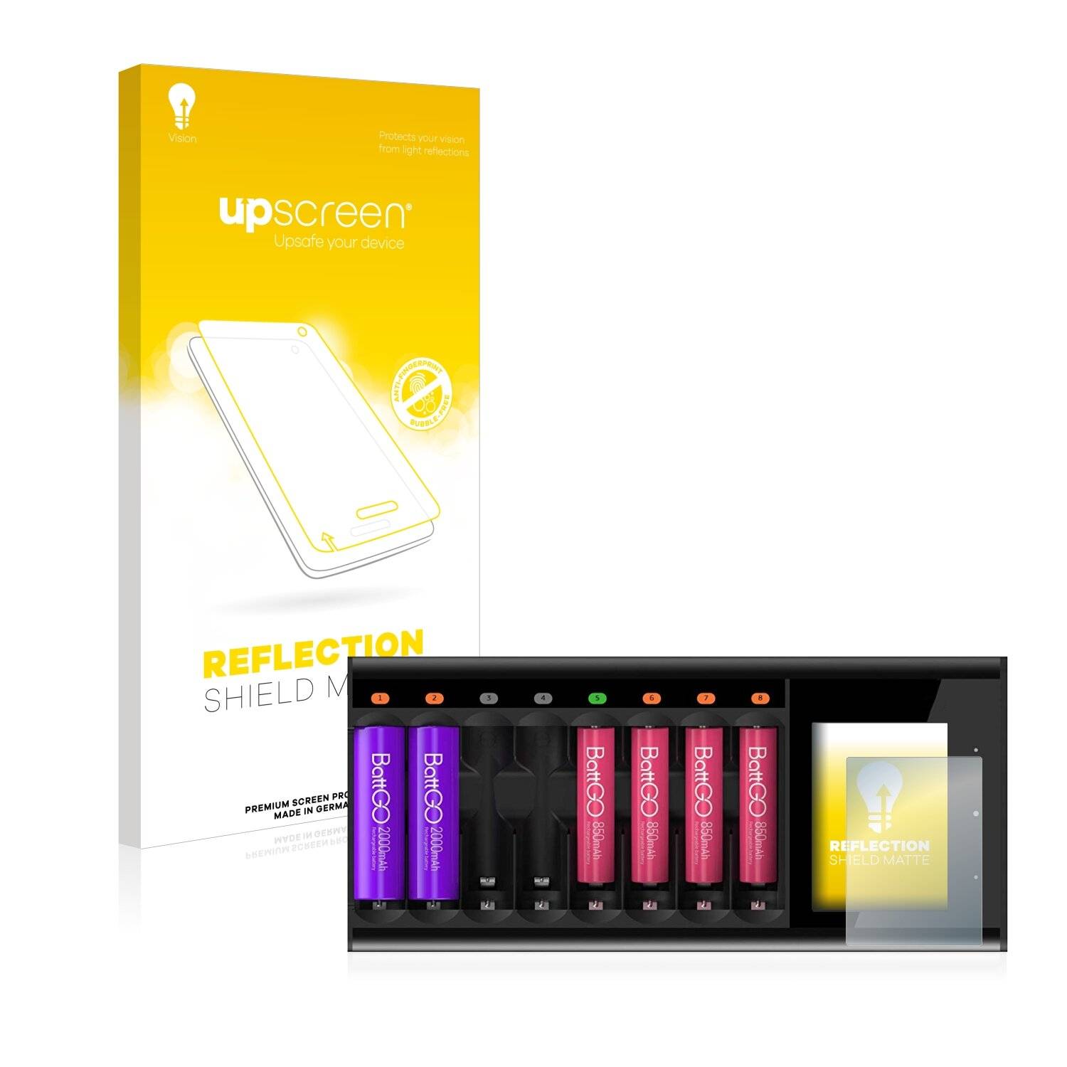 upscreen Reflection Shield Matte Premium Displayschutzfolie für ISDT Smart Charger