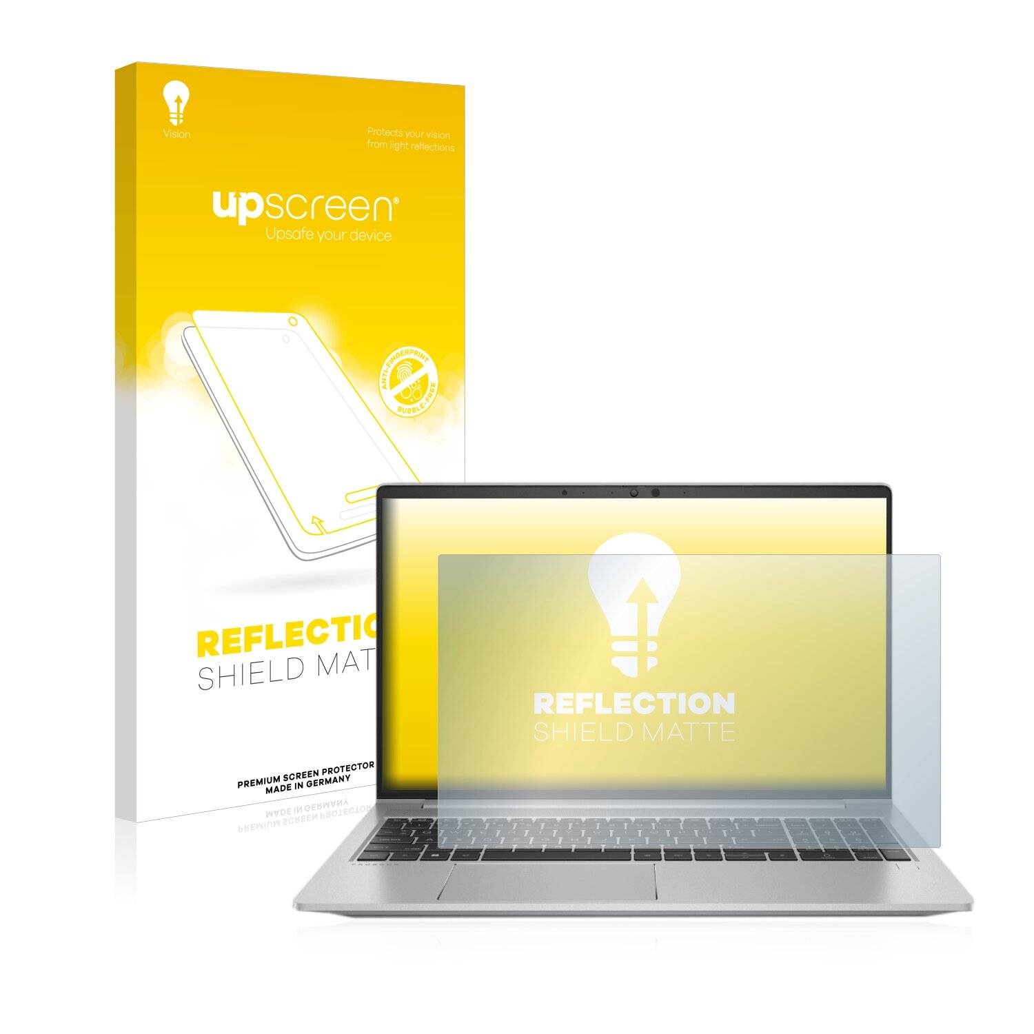 upscreen Schutzfolie für HP ProBook 650 G8 Folie Matt Entspiegelt Anti-Reflex
