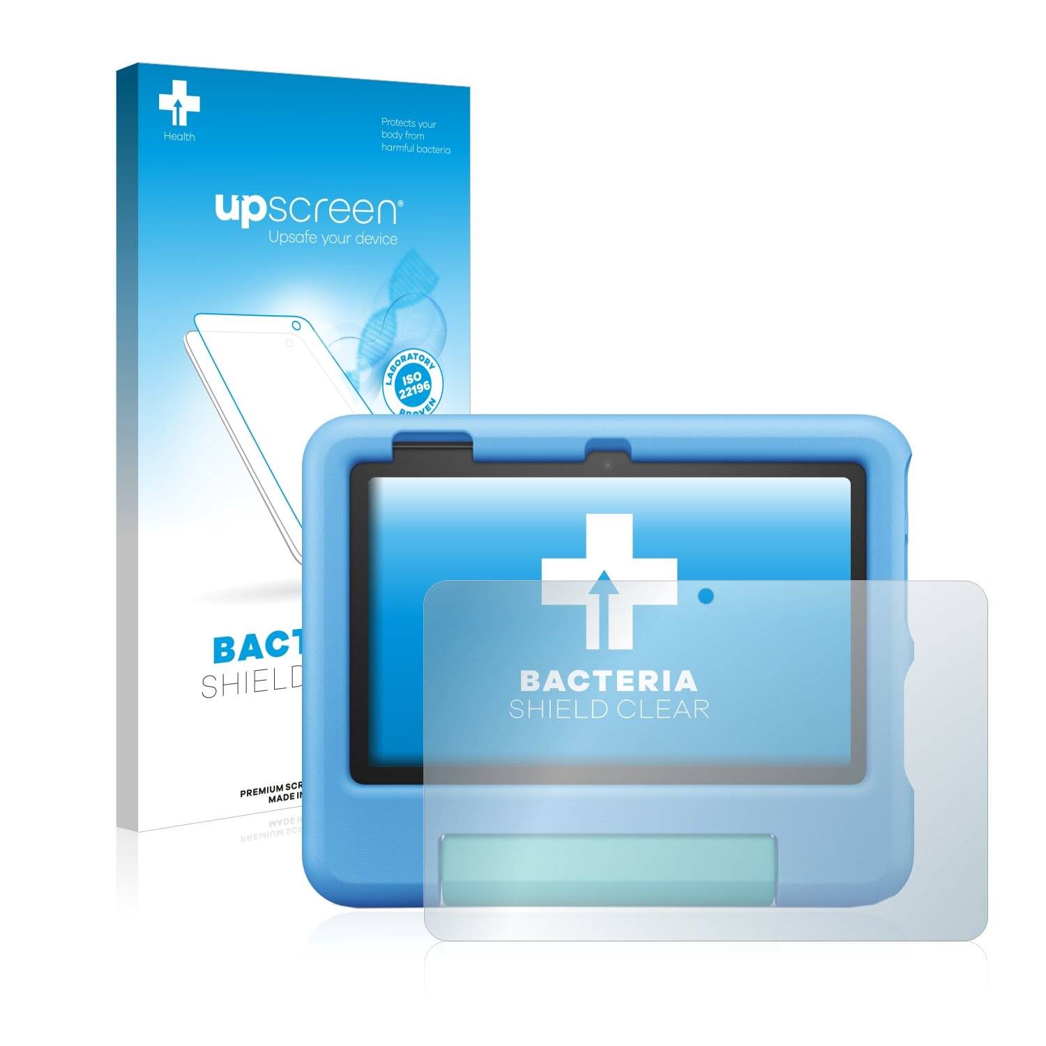 upscreen Bacteria Shield Clear Premium Antibakterielle Displayschutzfolie für Amazon Fire 7