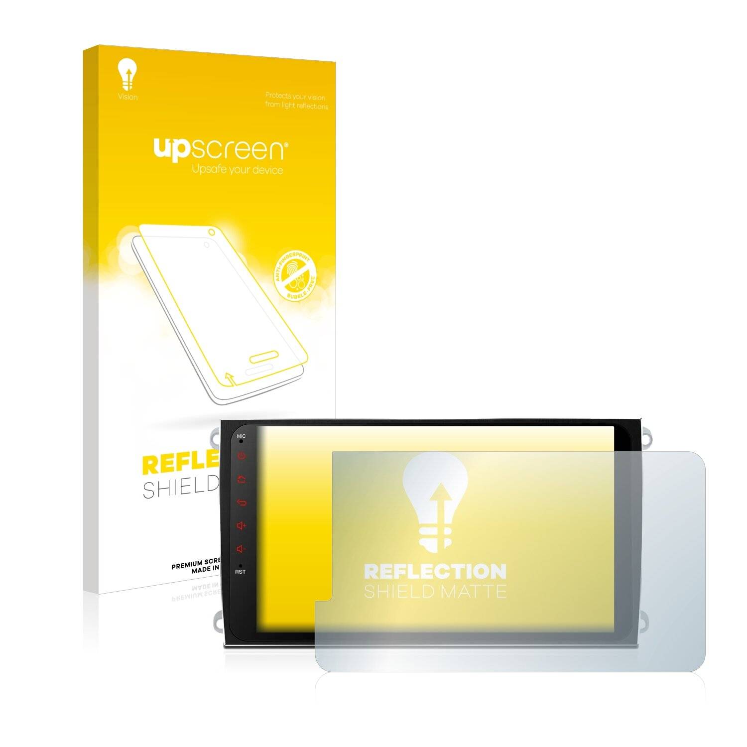 upscreen Reflection Shield Matte Premium Displayschutzfolie für Xtrons