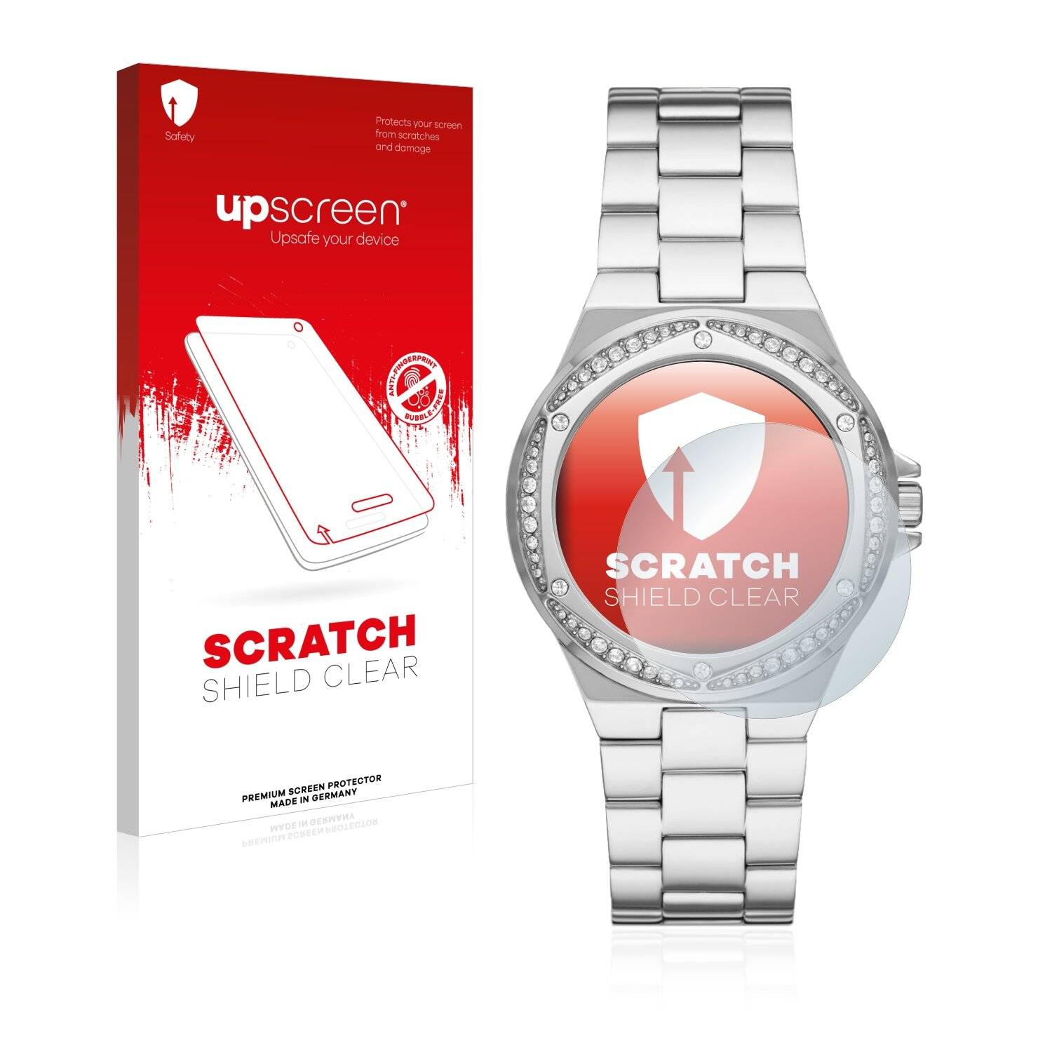 upscreen Scratch Shield Clear Premium Displayschutzfolie für Michael Kors Lennox MK