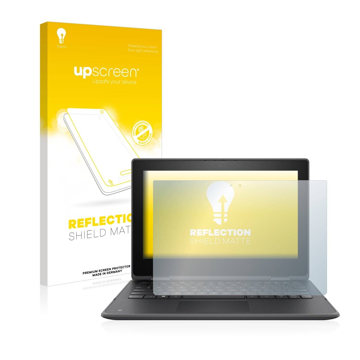 upscreen Reflection Shield Matte Premium Displayschutzfolie für HP ProBook X360 11 G5
