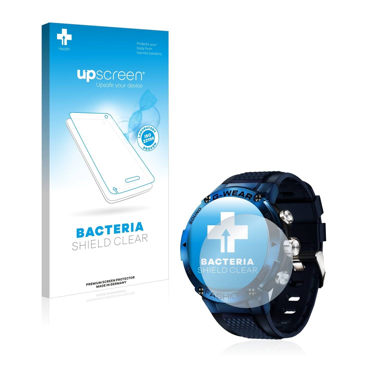 upscreen Bacteria Shield Clear Premium Antibakterielle Displayschutzfolie für Gawear