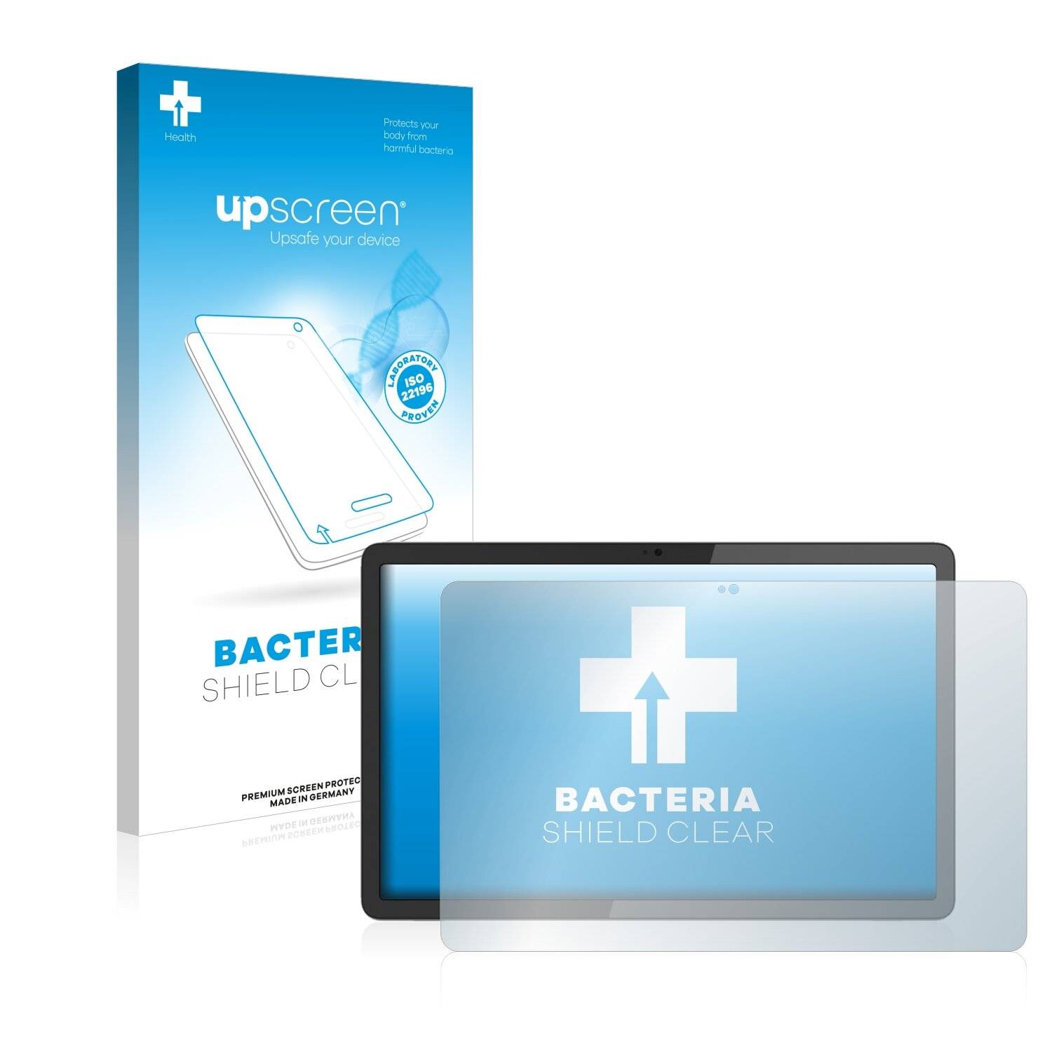 upscreen Bacteria Shield Clear Premium Antibakterielle Displayschutzfolie für Lenovo IdeaPad
