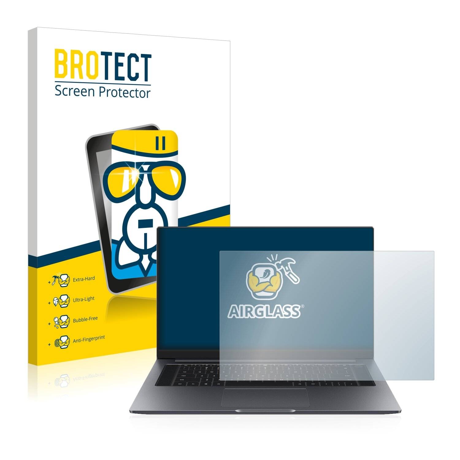 BROTECT AirGlass Schutzglas Folie für Honor MagicBook