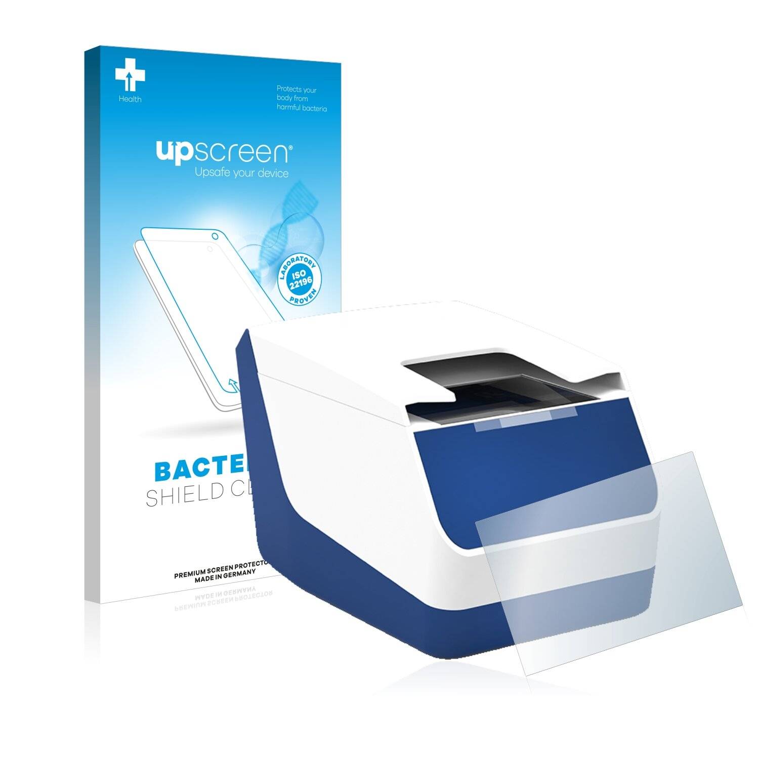 upscreen Bacteria Shield Clear Premium Antibakterielle Displayschutzfolie für Dermalog