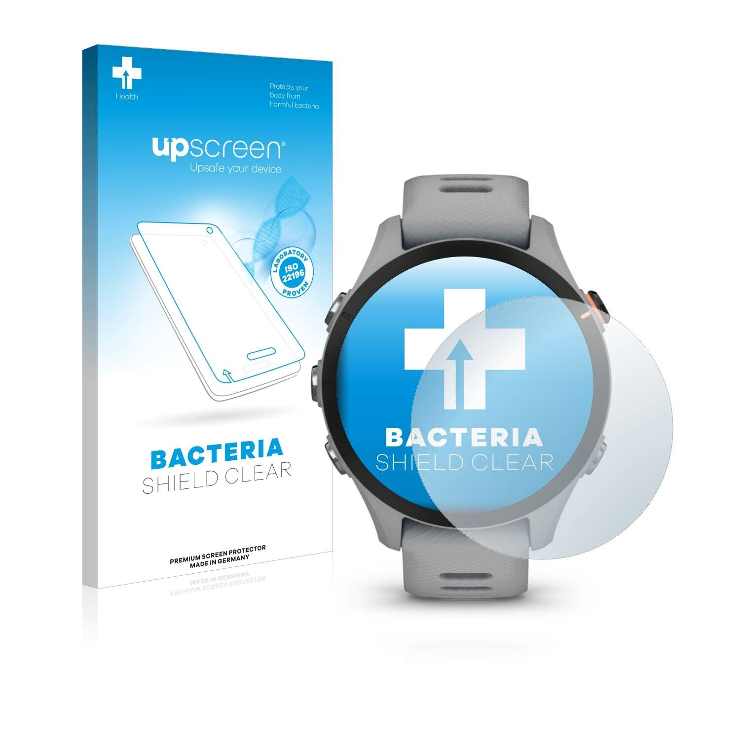 upscreen Bacteria Shield Clear Premium Antibakterielle Displayschutzfolie für Garmin