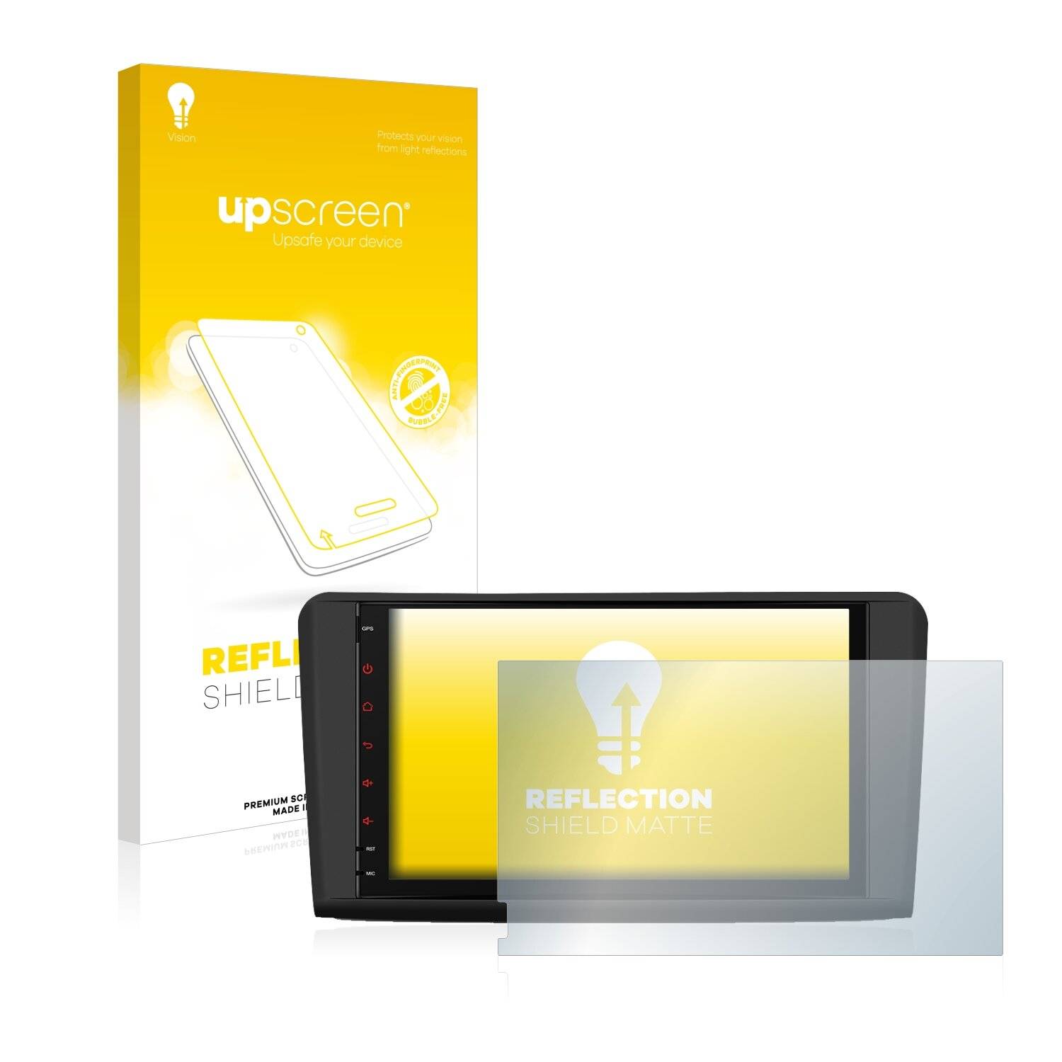 upscreen Reflection Shield Matte Premium Displayschutzfolie für Xtrons
