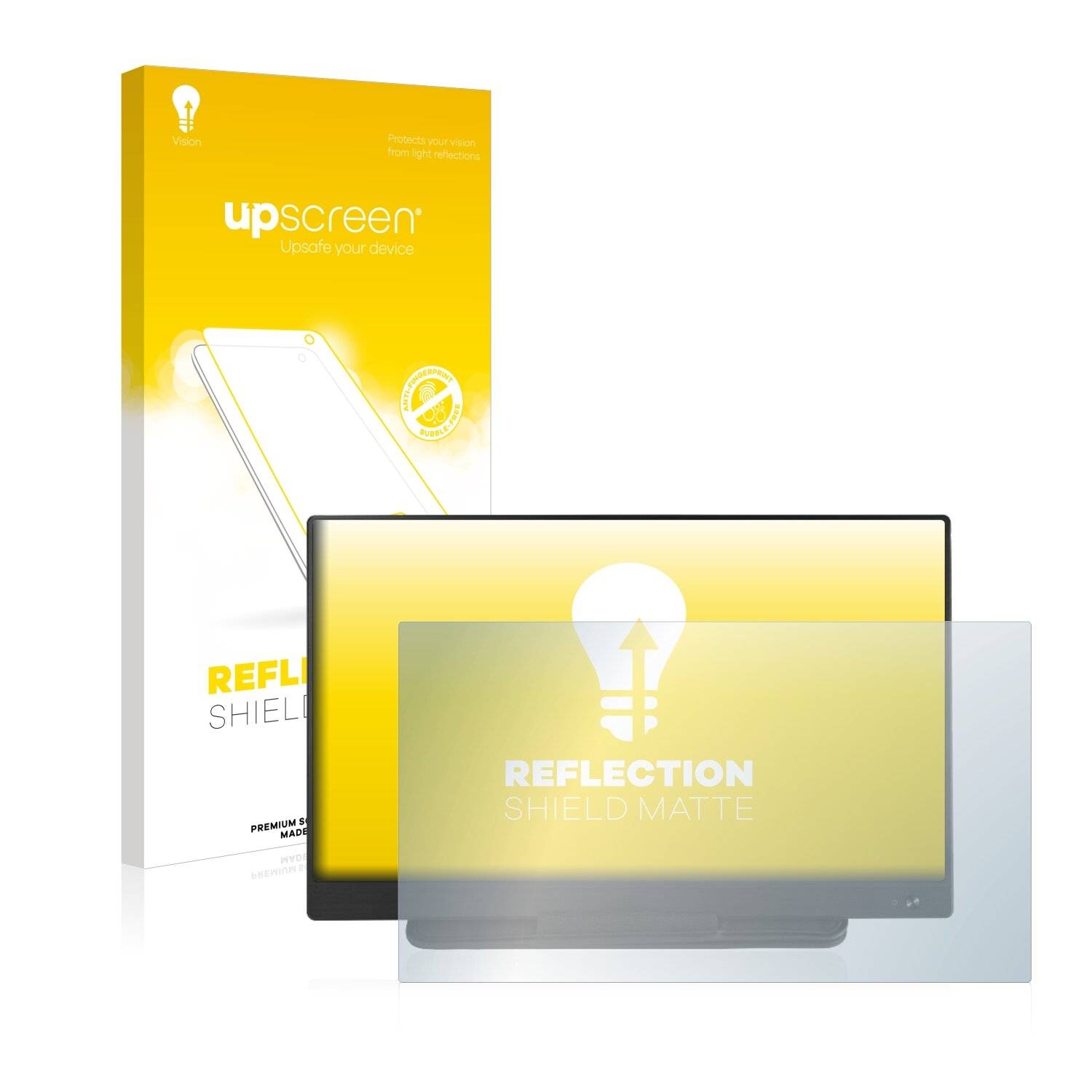 upscreen Reflection Shield Matte Premium Displayschutzfolie für Asus ZenScreen