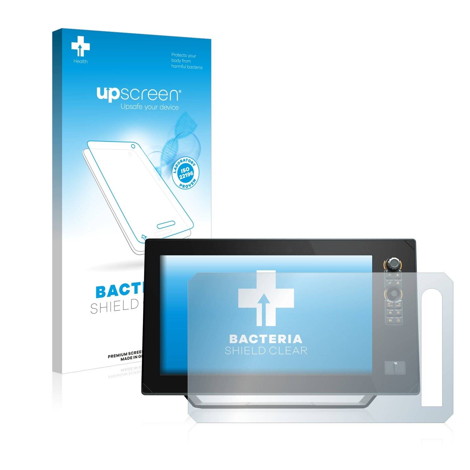 upscreen Bacteria Shield Clear Premium Antibakterielle Displayschutzfolie für Humminbird