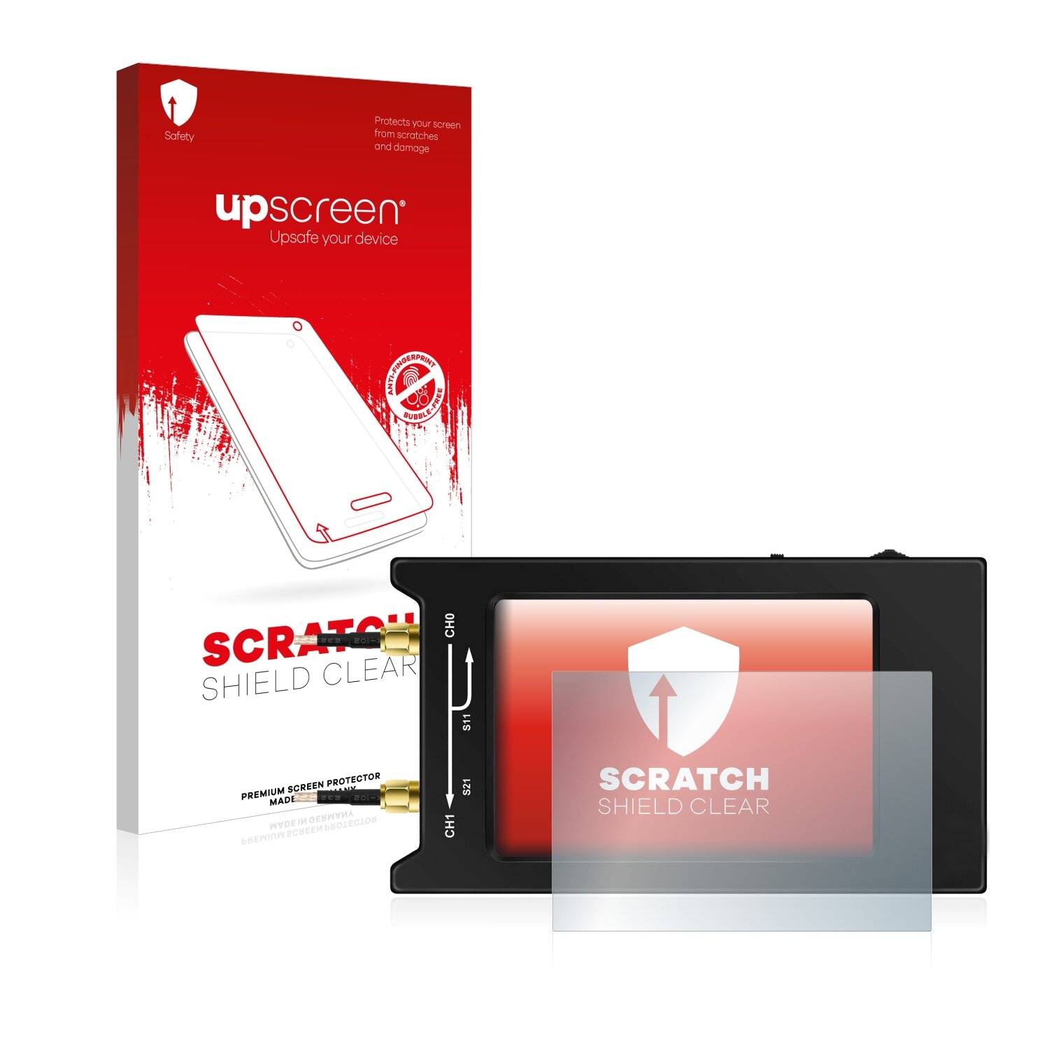 upscreen Scratch Shield Clear Premium Displayschutzfolie für NanoVNA