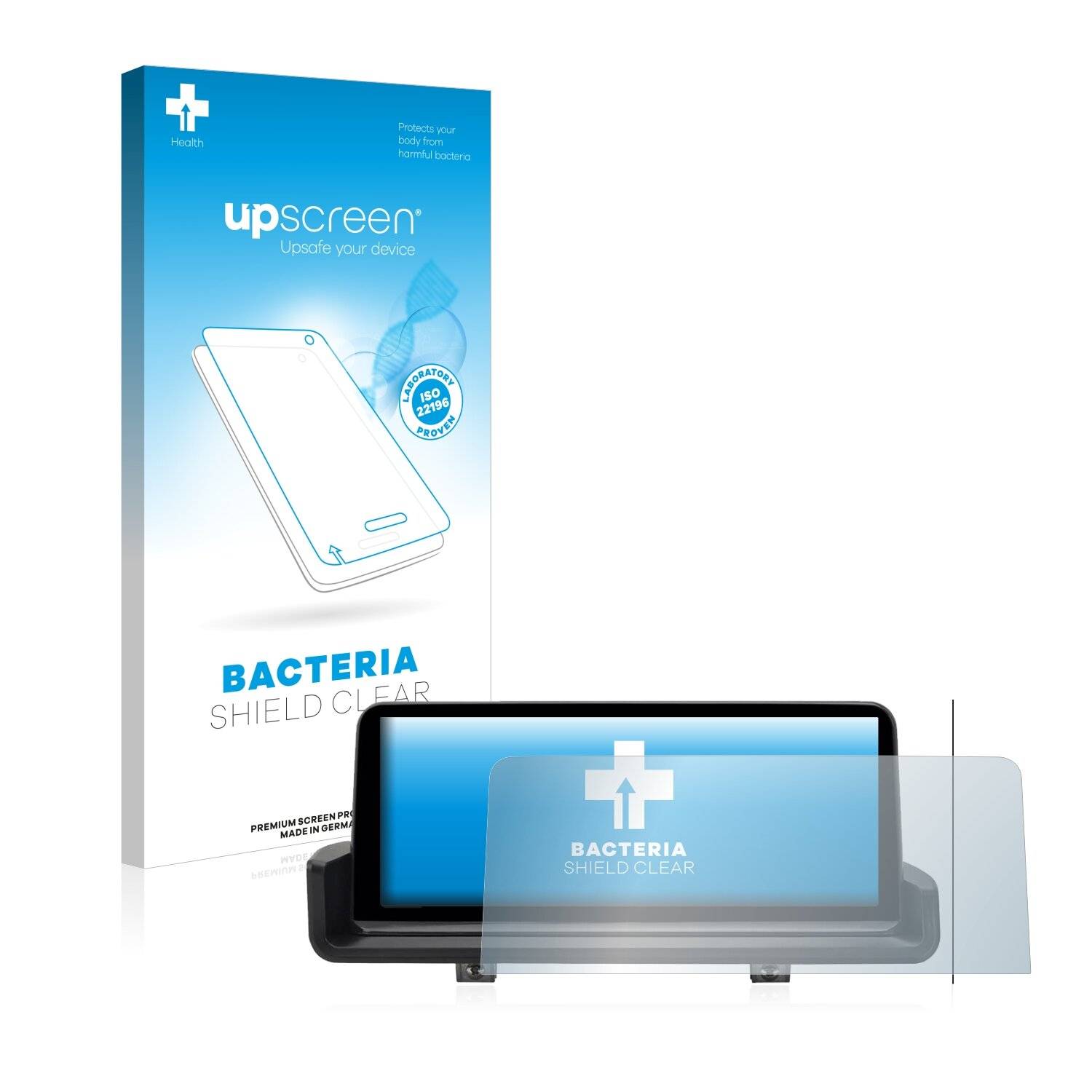upscreen Bacteria Shield Clear Premium Antibakterielle Displayschutzfolie für BMW 3 VioVox
