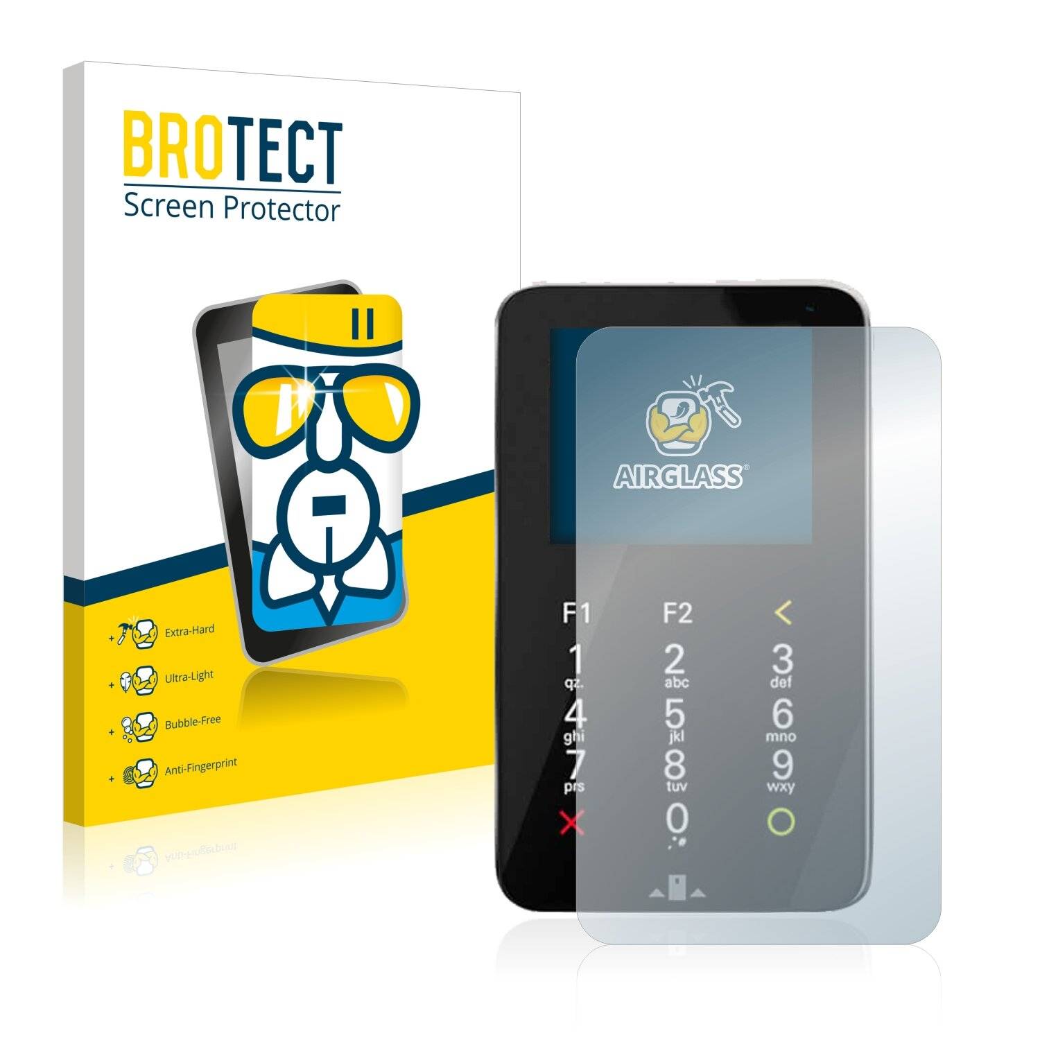 BROTECT AirGlass Schutzglas Folie für myPOS