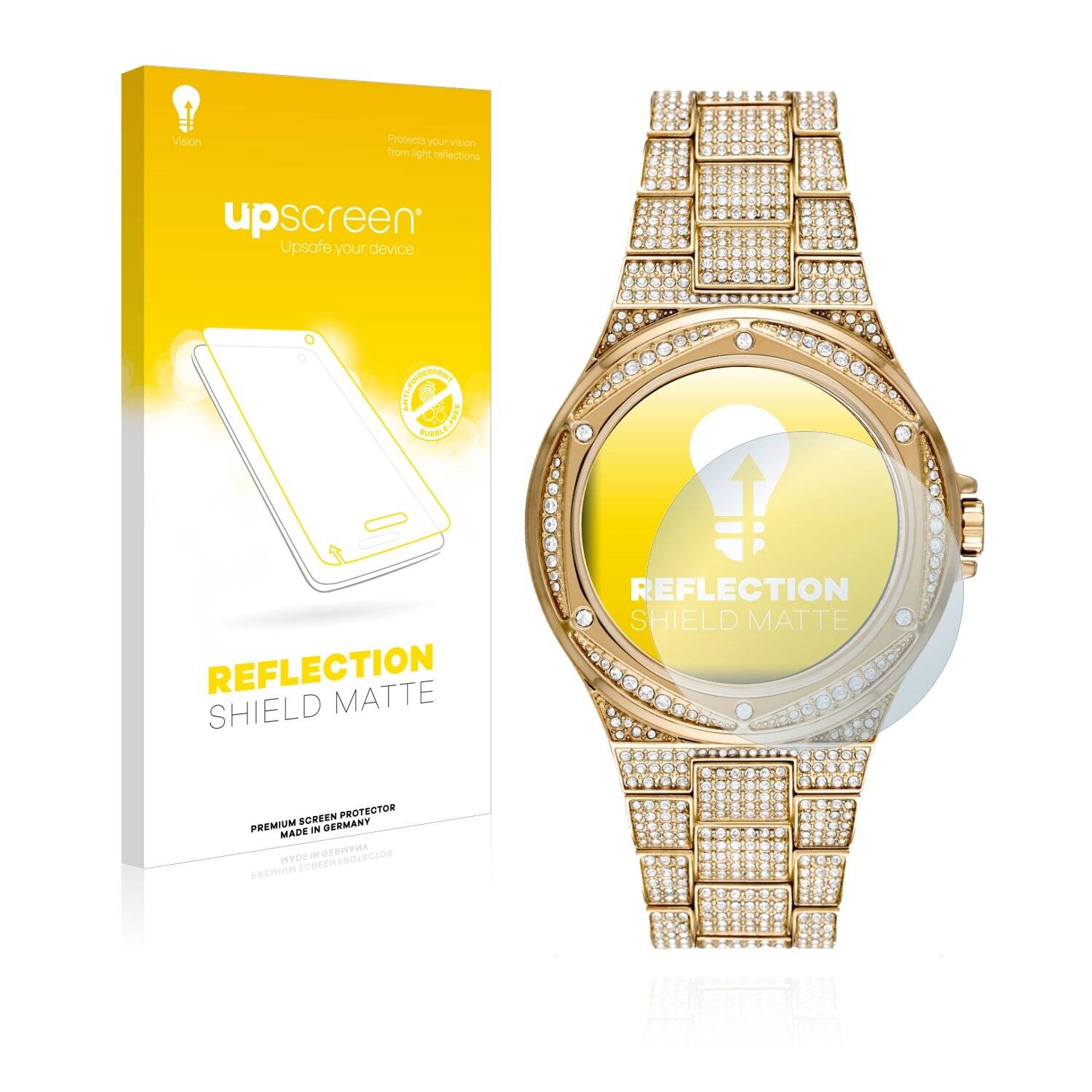 upscreen Reflection Shield Matte Premium Displayschutzfolie für Michael Kors Lennox MK