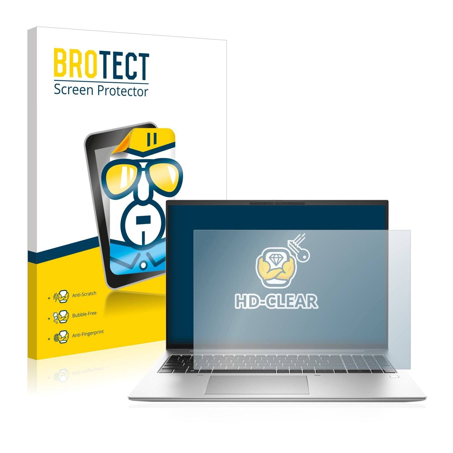 BROTECT HD-Clear Displayschutzfolie für HP EliteBook 840