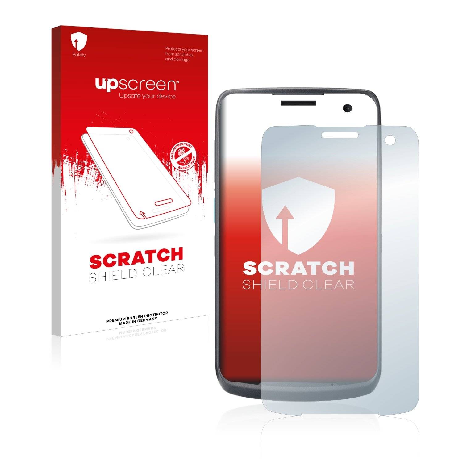 upscreen Scratch Shield Clear Premium Displayschutzfolie für Unitech EA500P