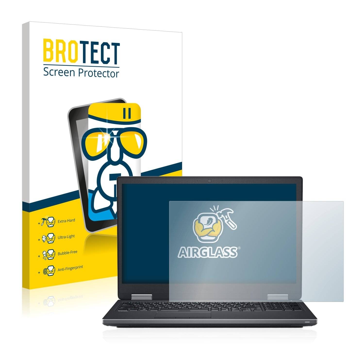 BROTECT AirGlass Schutzglas Folie für Dell Precision