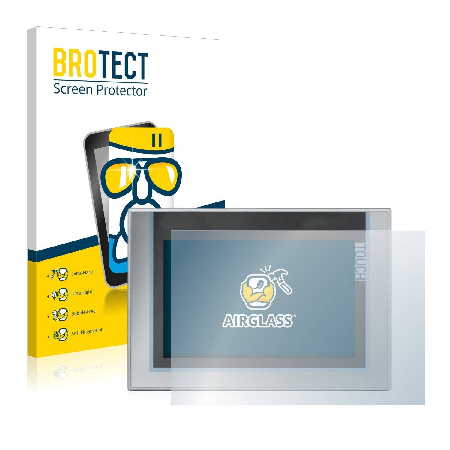 BROTECT AirGlass Schutzglas Folie für Siemens Simatic TP1200