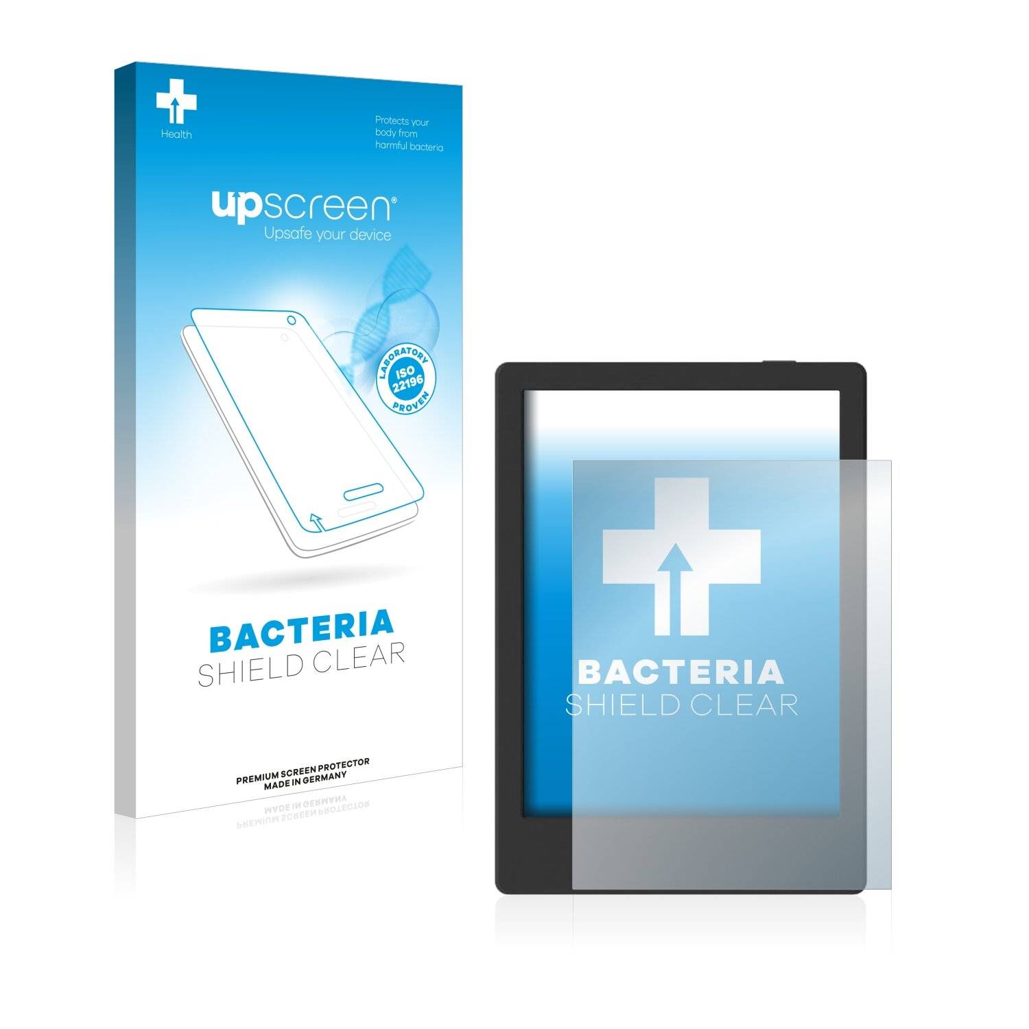 upscreen Bacteria Shield Clear Premium Antibakterielle Displayschutzfolie für Onyx Boox Poke