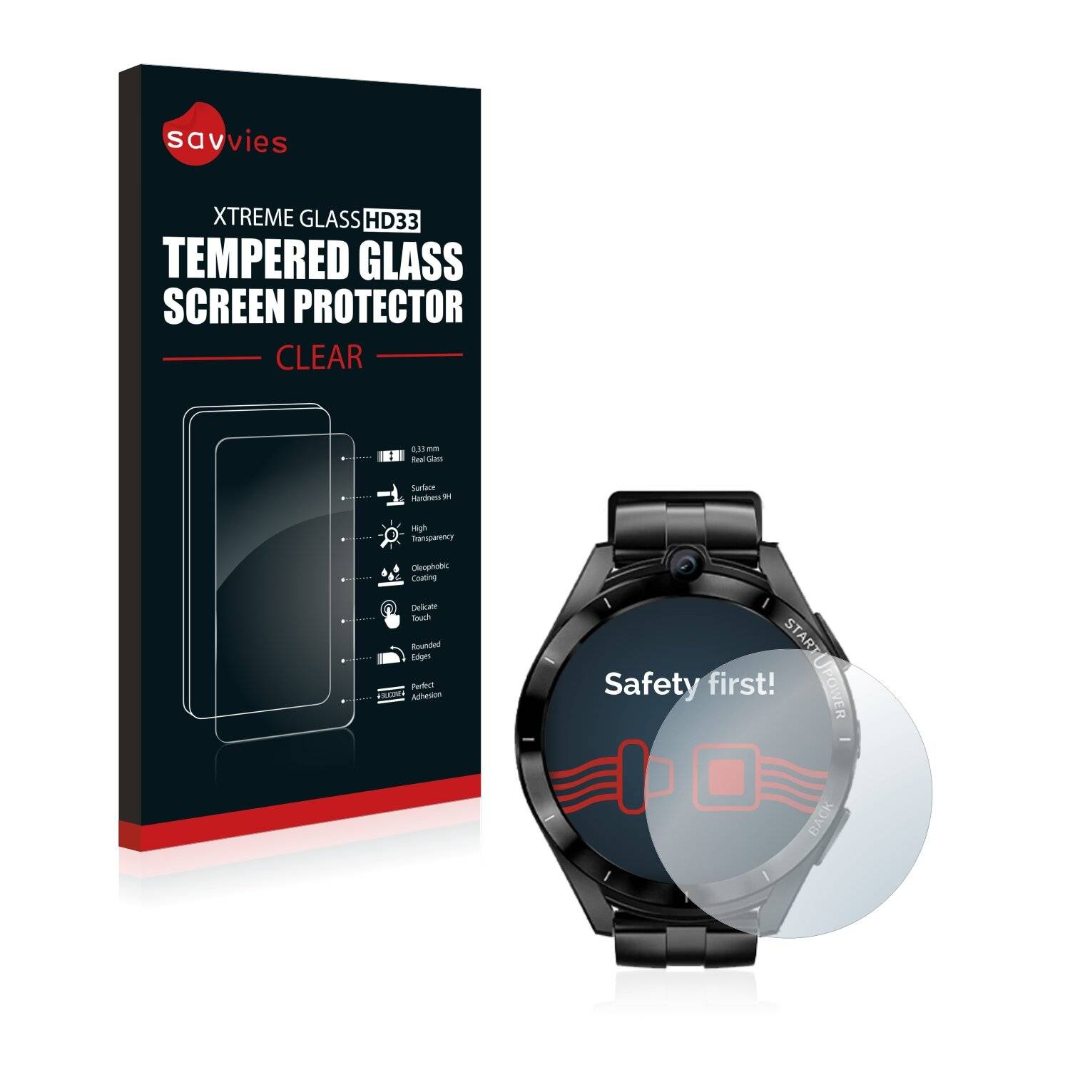 Savvies HD33 Clear Schutzglas für Lokmat Appllp 2