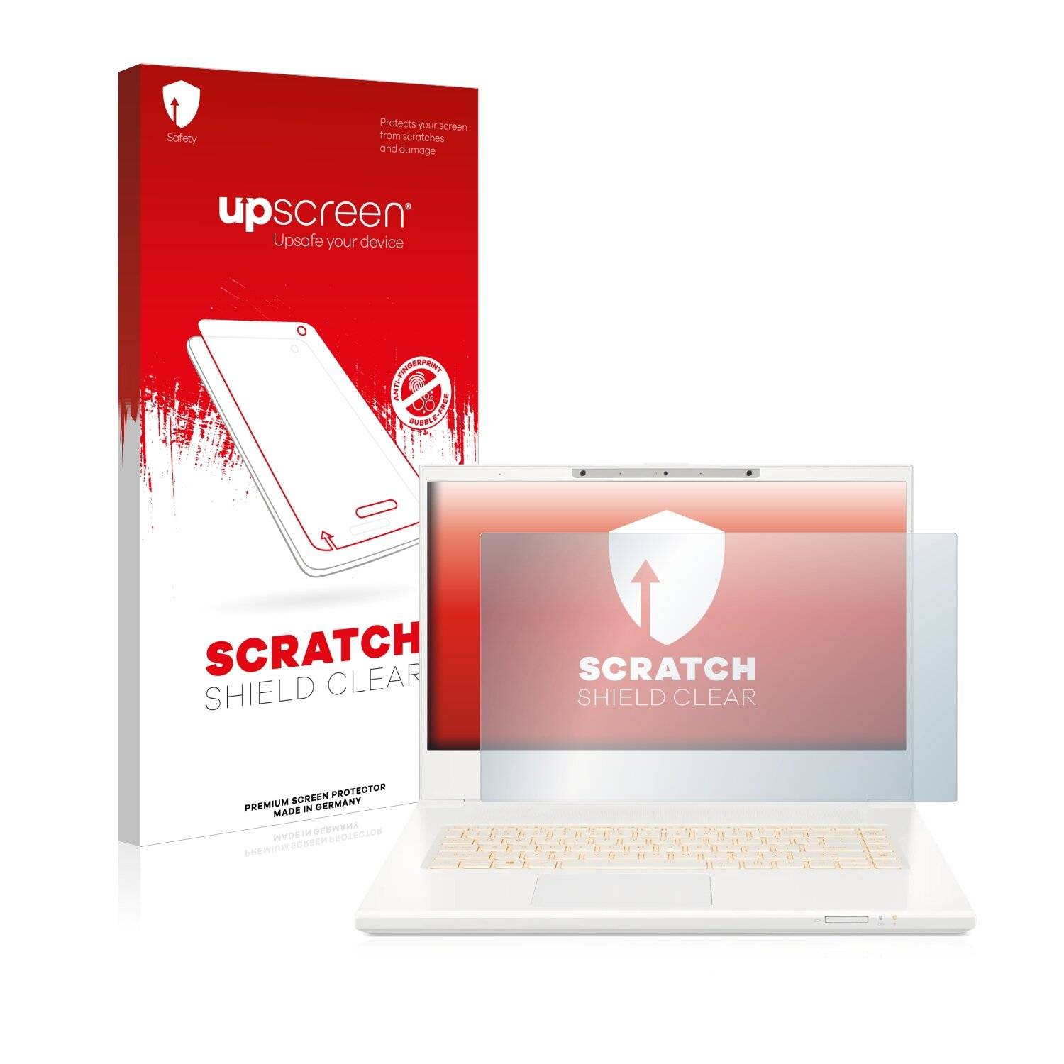 upscreen Scratch Shield Clear Premium Displayschutzfolie für Acer ConceptD 7 SpatialLabs