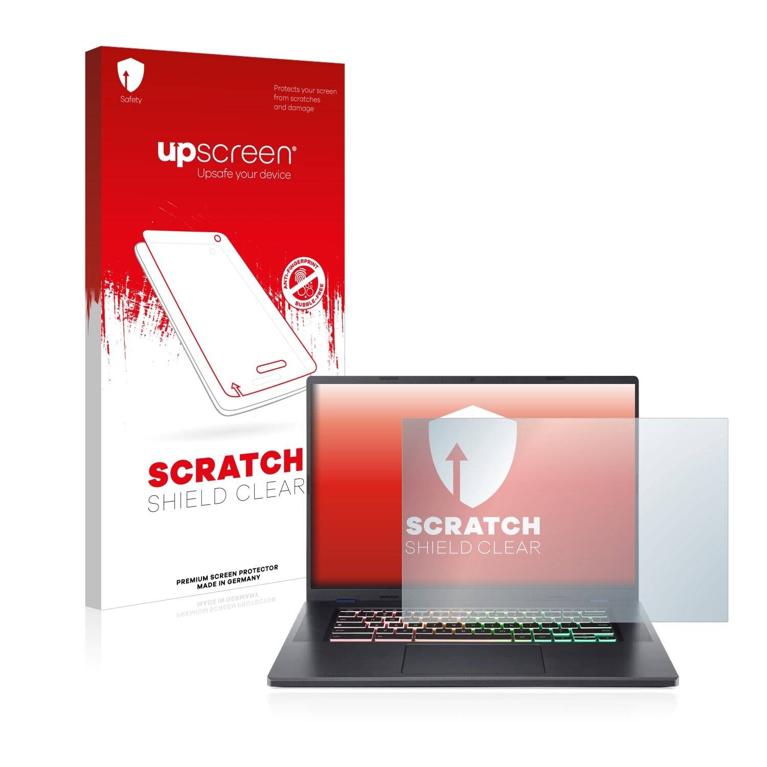 upscreen Scratch Shield Clear Premium Displayschutzfolie für Acer Chromebook Gamer 516