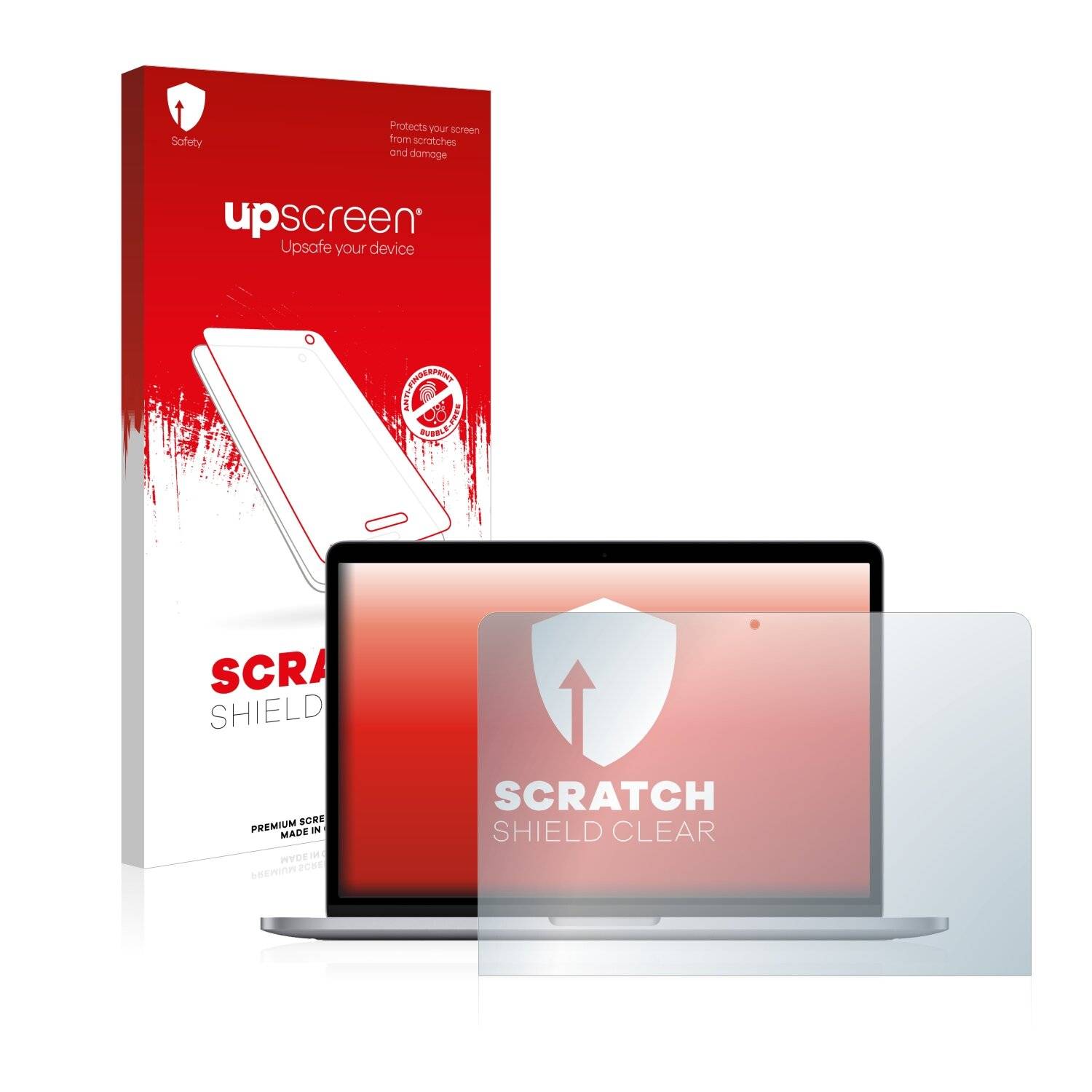 upscreen Scratch Shield Clear Premium Displayschutzfolie für Apple MacBook Pro M2
