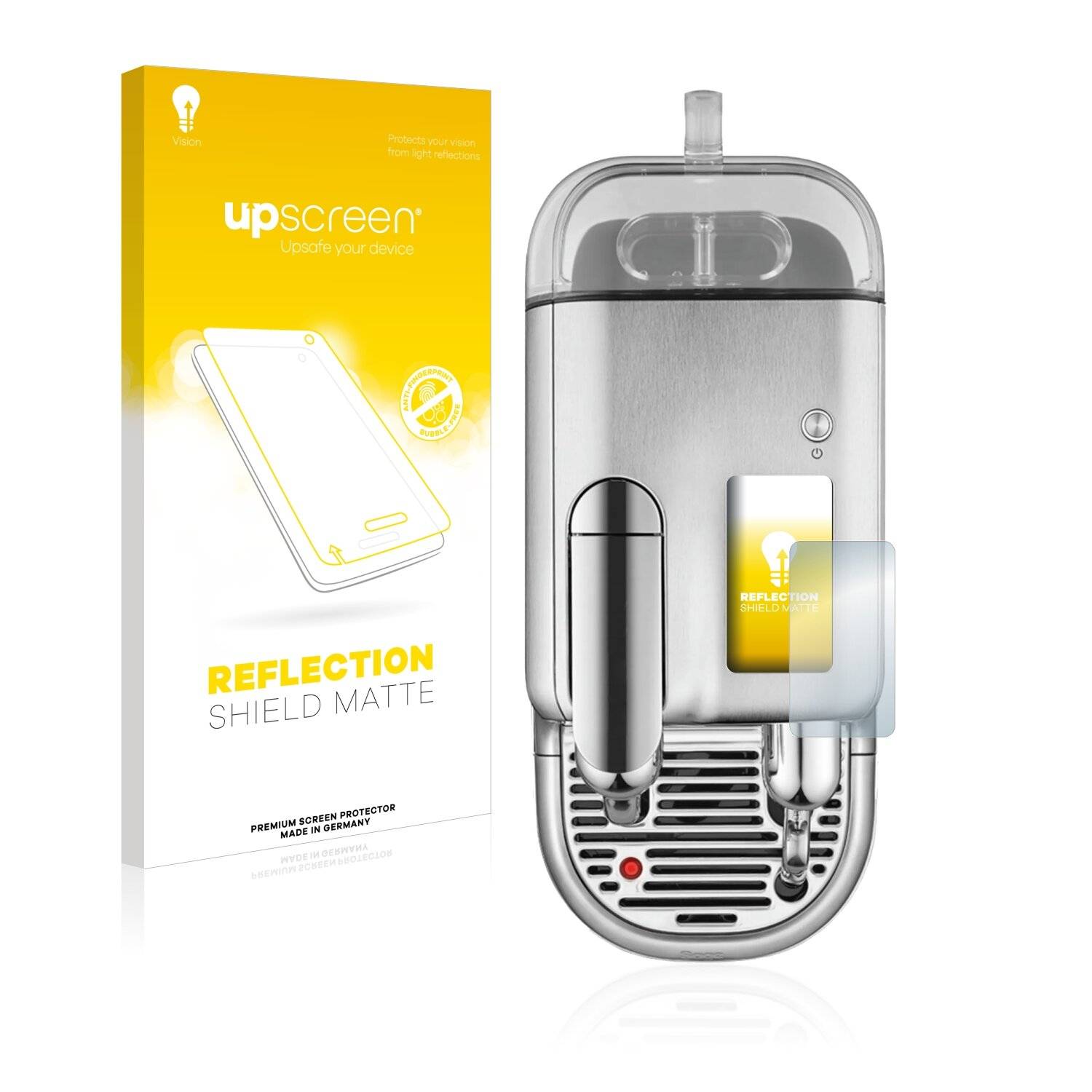 upscreen Reflection Shield Matte Premium Displayschutzfolie für Sage Nespresso Creatista