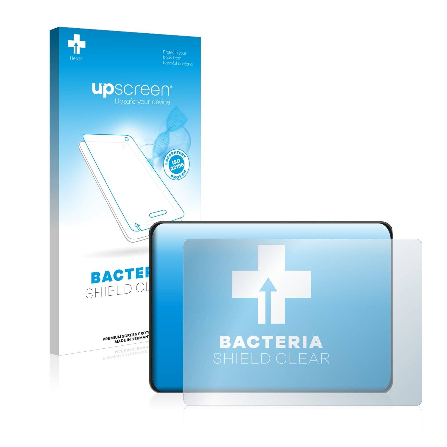 upscreen Bacteria Shield Clear Premium Antibakterielle Displayschutzfolie für NQuire (Manta)