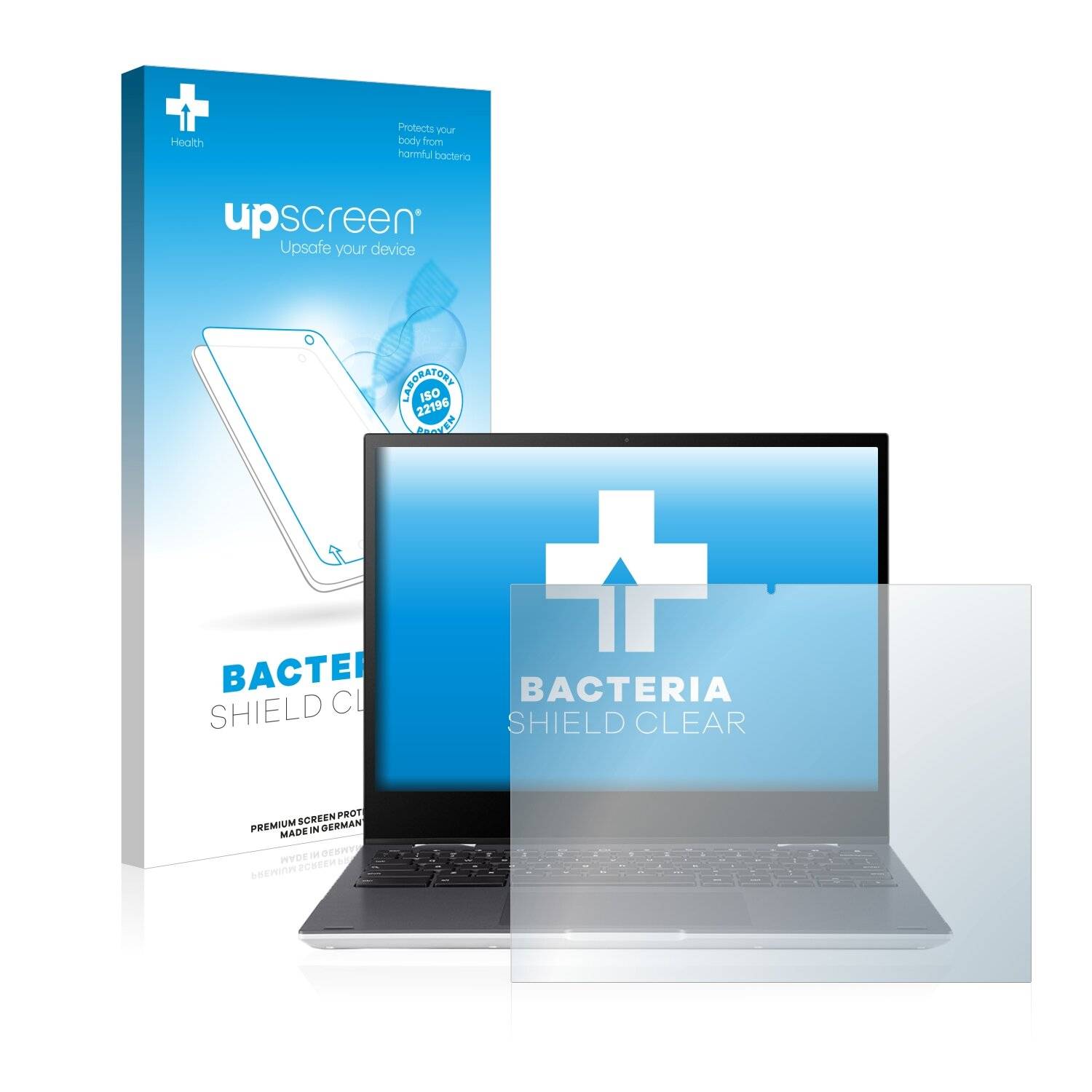 upscreen Bacteria Shield Clear Premium Antibakterielle Displayschutzfolie für Asus