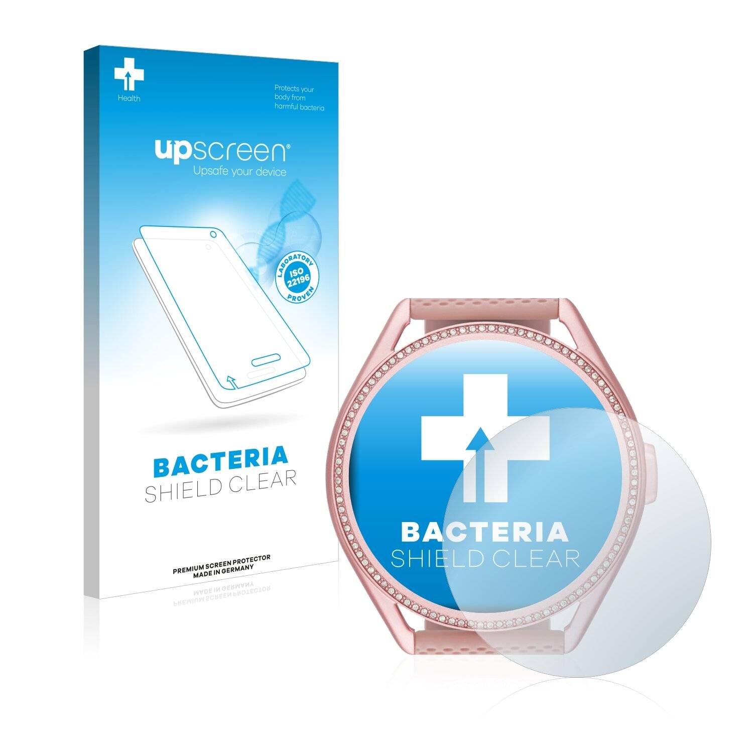 upscreen Bacteria Shield Clear Premium Antibakterielle Displayschutzfolie für Michael Kors