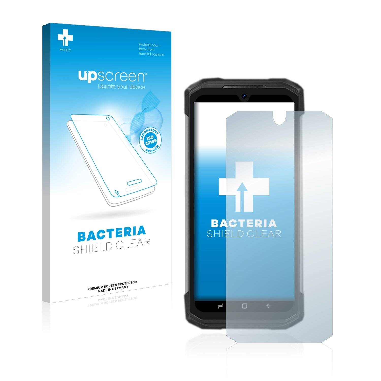 upscreen Schutzfolie für Doogee S98 Pro Antibakterielle Folie Klar Anti-Kratzer