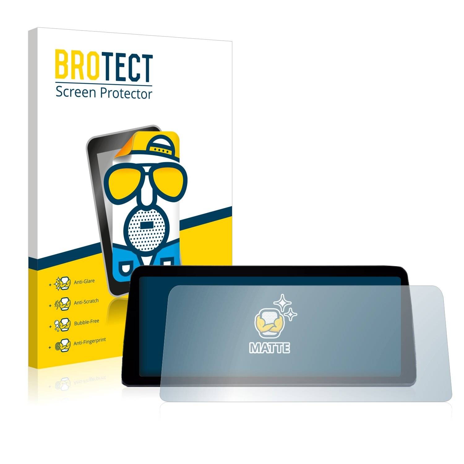 BROTECT Matte Displayschutzfolie für BMW E60 / E92 2005-2012 - Entspiegelt,