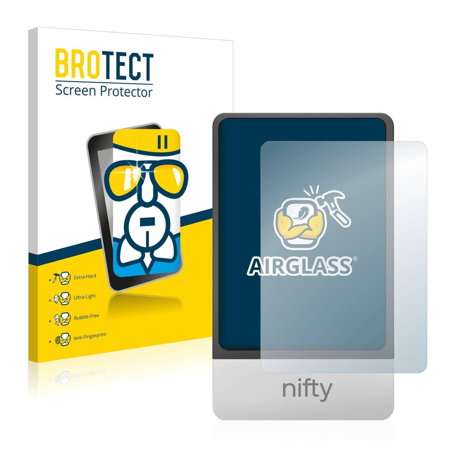 BROTECT AirGlass Schutzglas Folie für SecuX