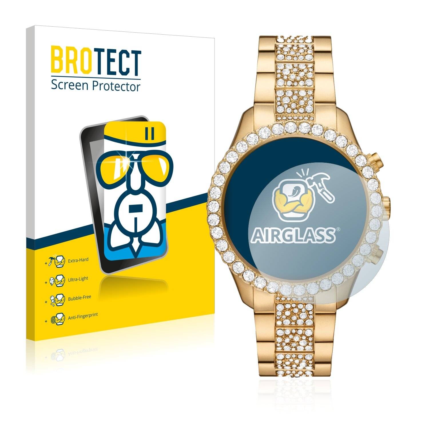 BROTECT AirGlass Schutzglas Folie für Michael Kors Layton MK