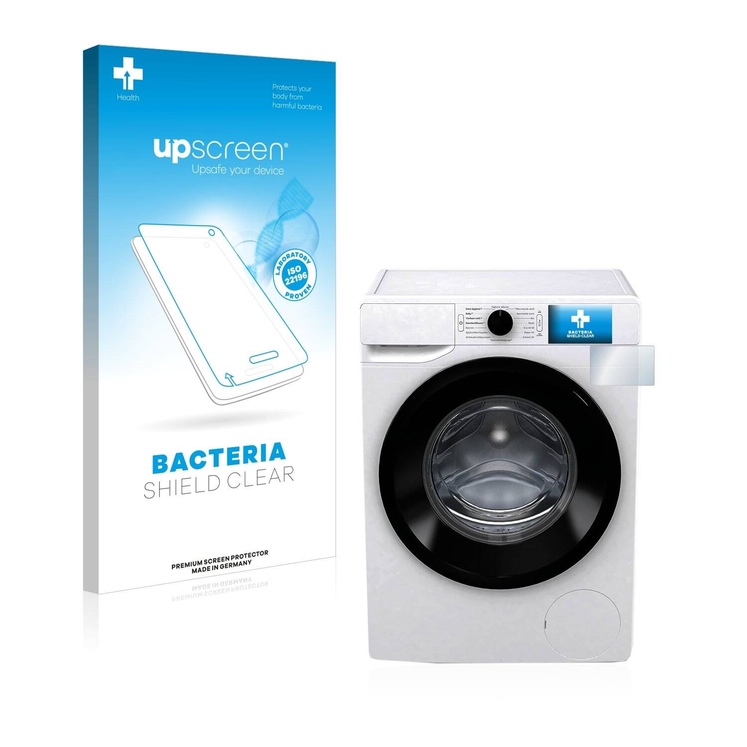 upscreen Bacteria Shield Clear Premium Antibakterielle Displayschutzfolie für Gorenje WNEI