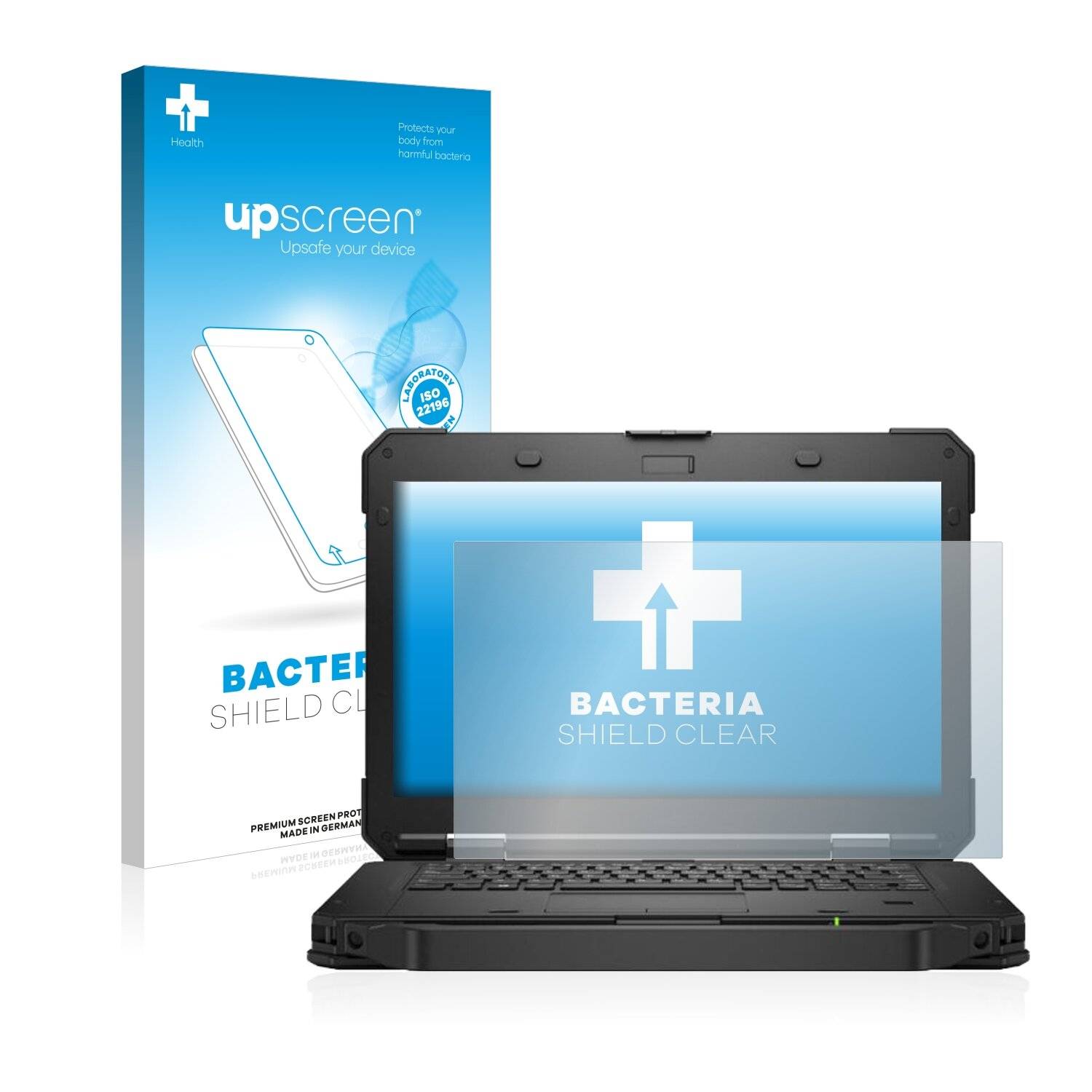 upscreen Bacteria Shield Clear Premium Antibakterielle Displayschutzfolie für Dell Latitude