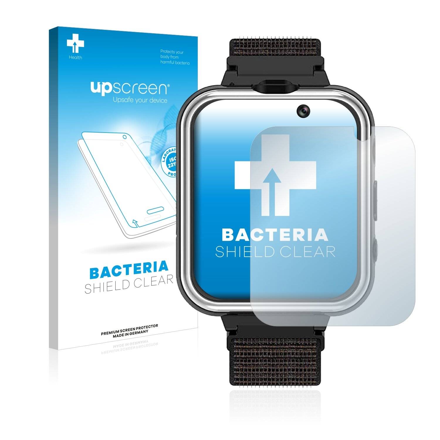 upscreen Bacteria Shield Clear Premium Antibakterielle Displayschutzfolie für Pthtechus