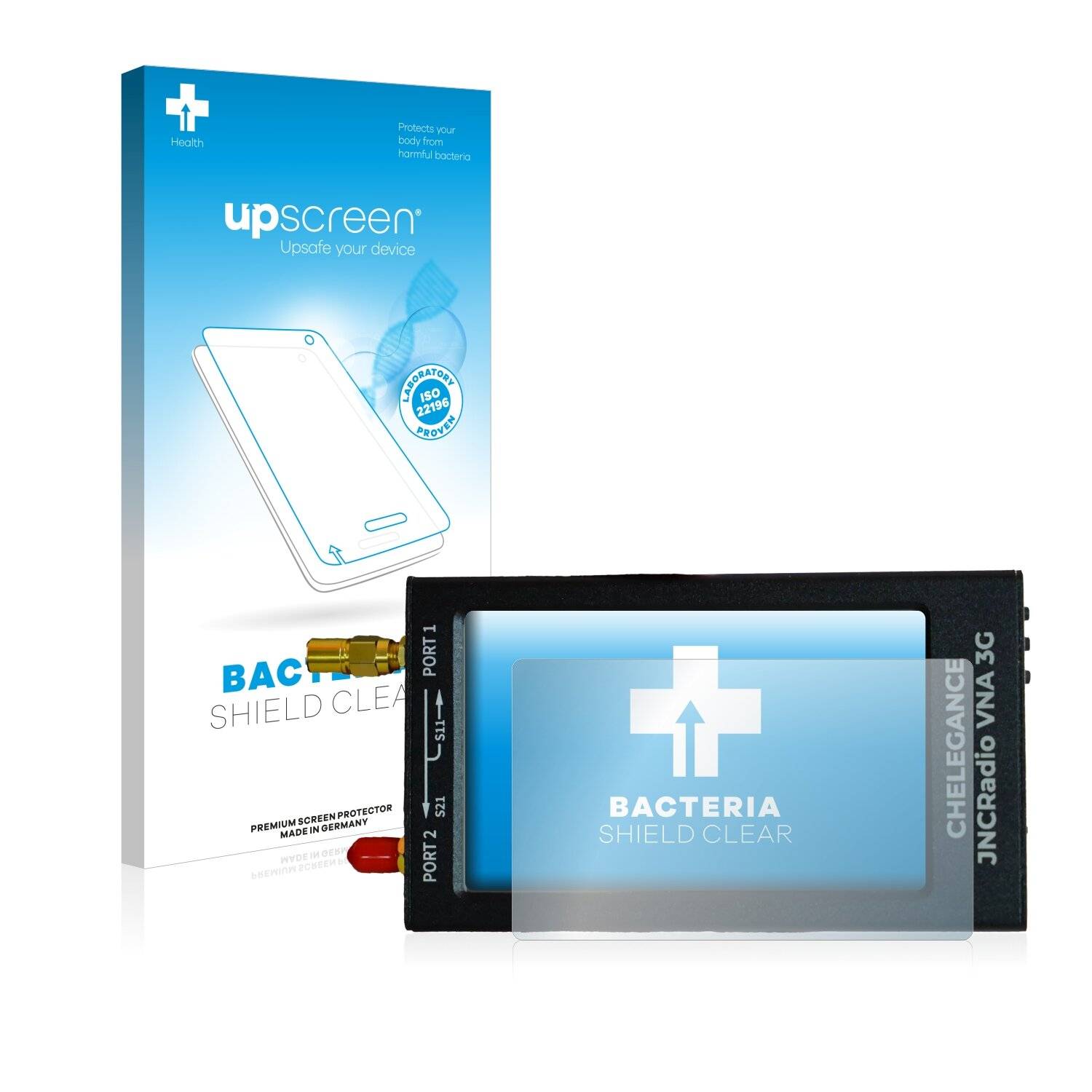 upscreen Bacteria Shield Clear Premium Antibakterielle Displayschutzfolie für NanoVNA