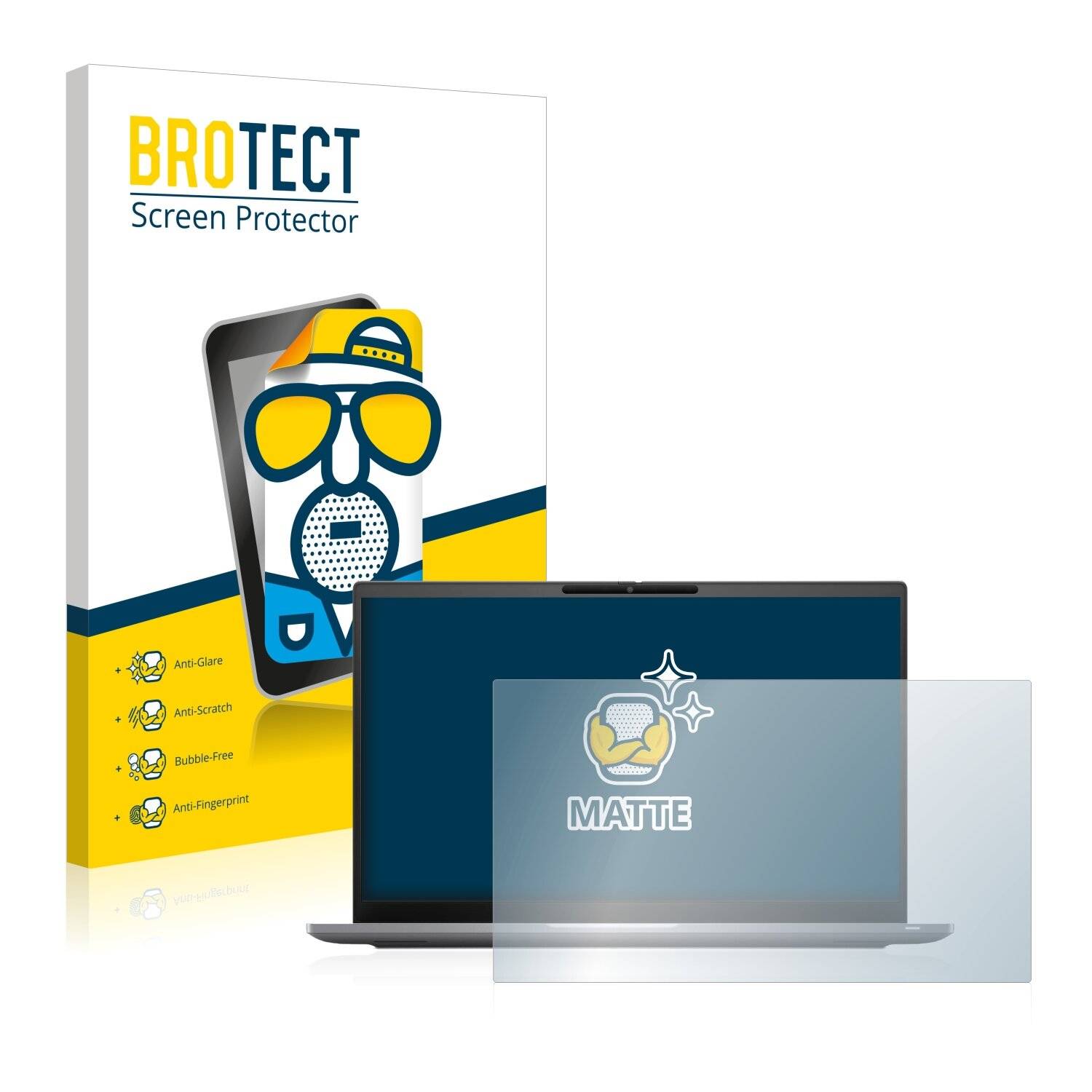 BROTECT Matte Displayschutzfolie für Dell Latitude 7520 - Entspiegelt,