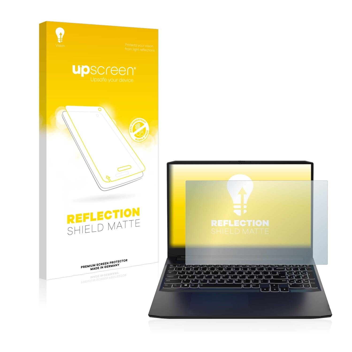 upscreen Reflection Shield Matte Premium Displayschutzfolie für Lenovo IdeaPad Gaming 3 Gen