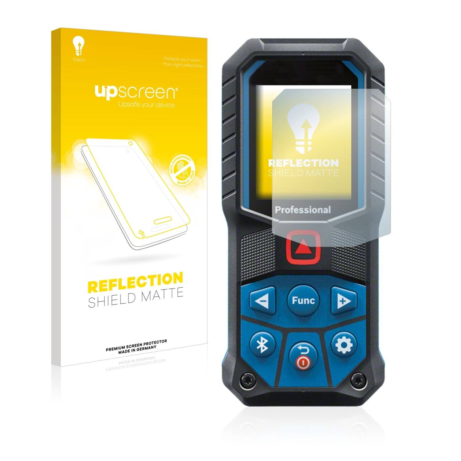 upscreen Reflection Shield Matte Premium Displayschutzfolie für Bosch GLM 50-27