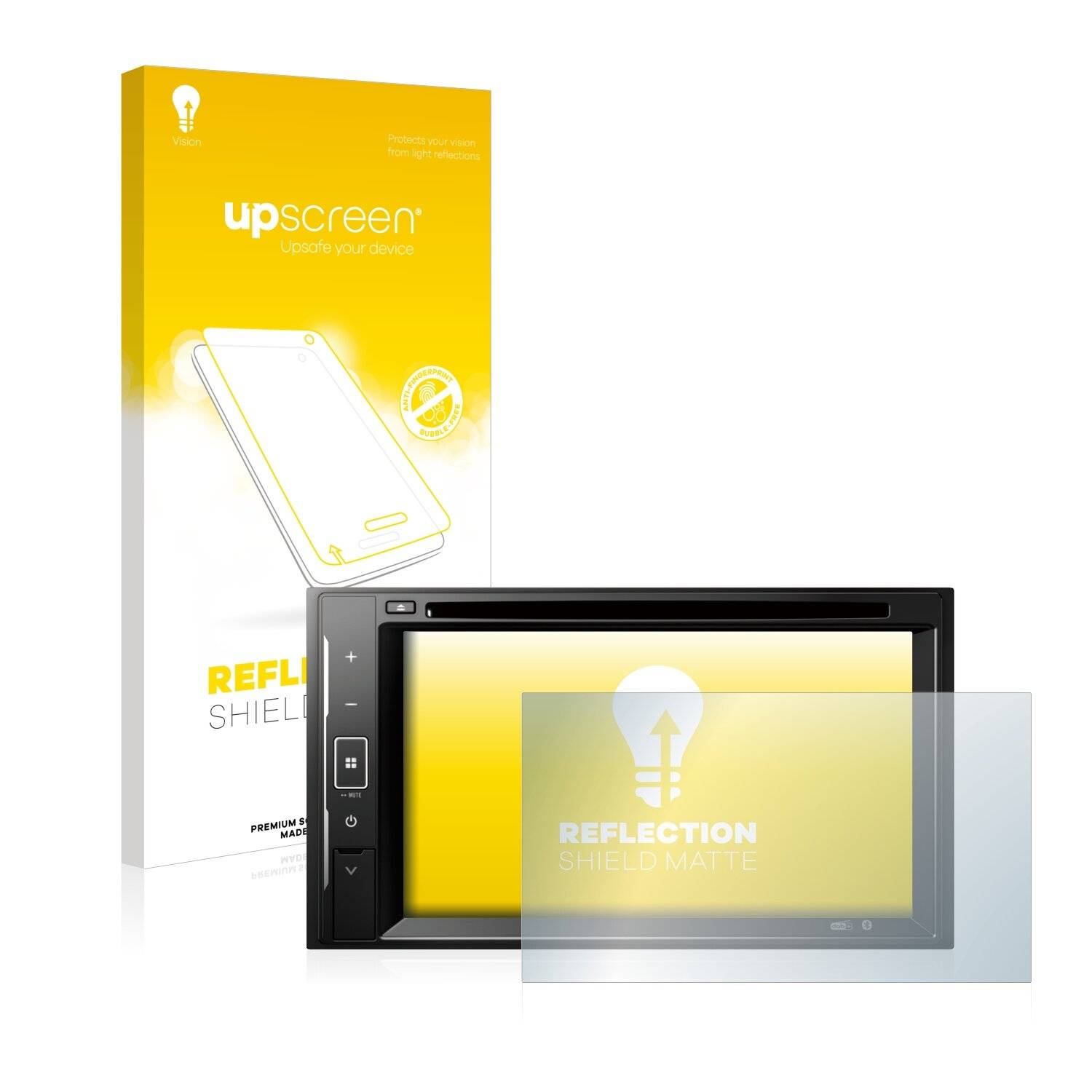 upscreen Reflection Shield Matte Premium Displayschutzfolie für Pioneer
