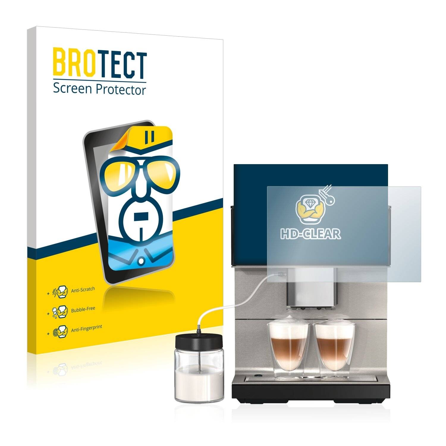 BROTECT HD-Clear Displayschutzfolie für Miele CM 7550