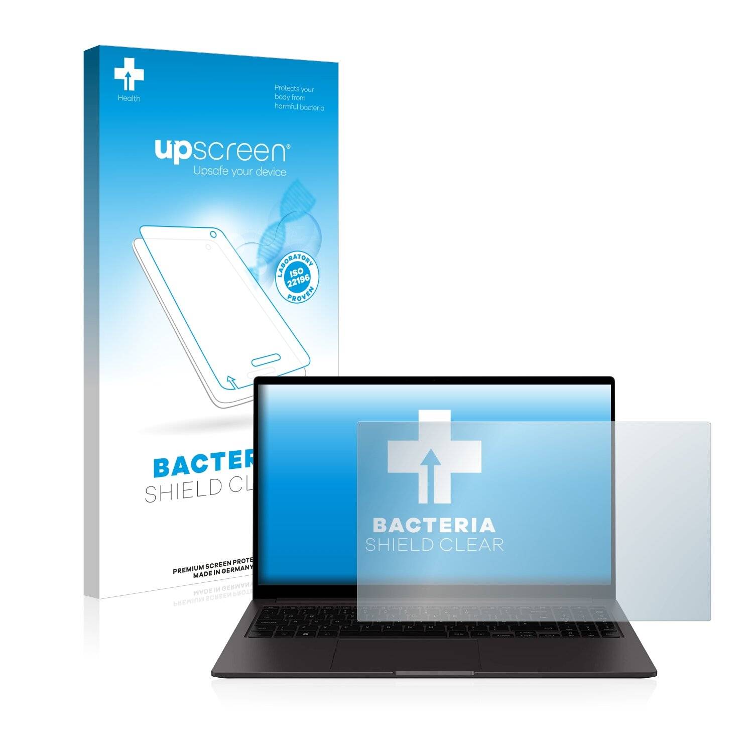 upscreen Bacteria Shield Clear Premium Antibakterielle Displayschutzfolie für Samsung Galaxy