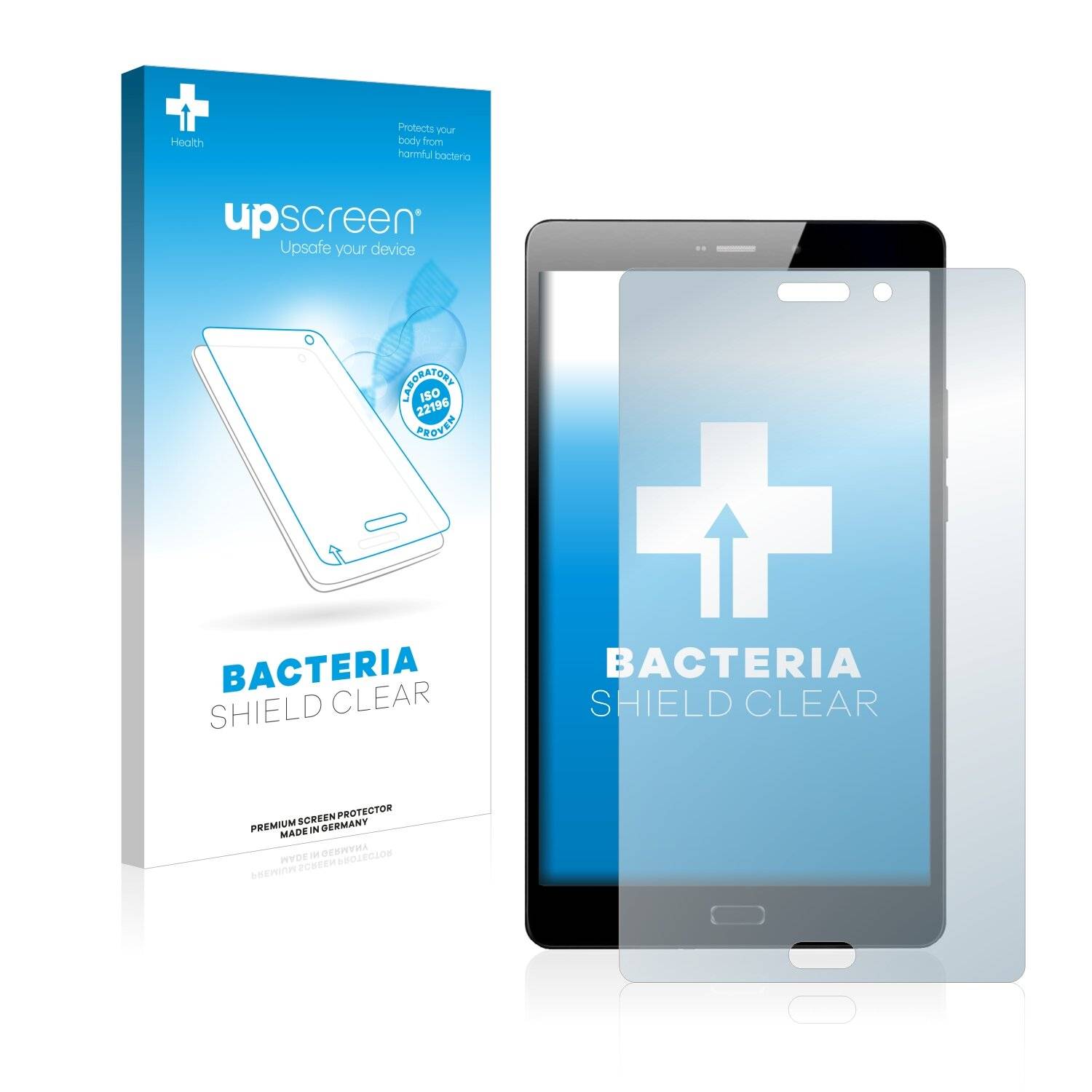 upscreen Bacteria Shield Clear Premium Antibakterielle Displayschutzfolie für Alldocube x1