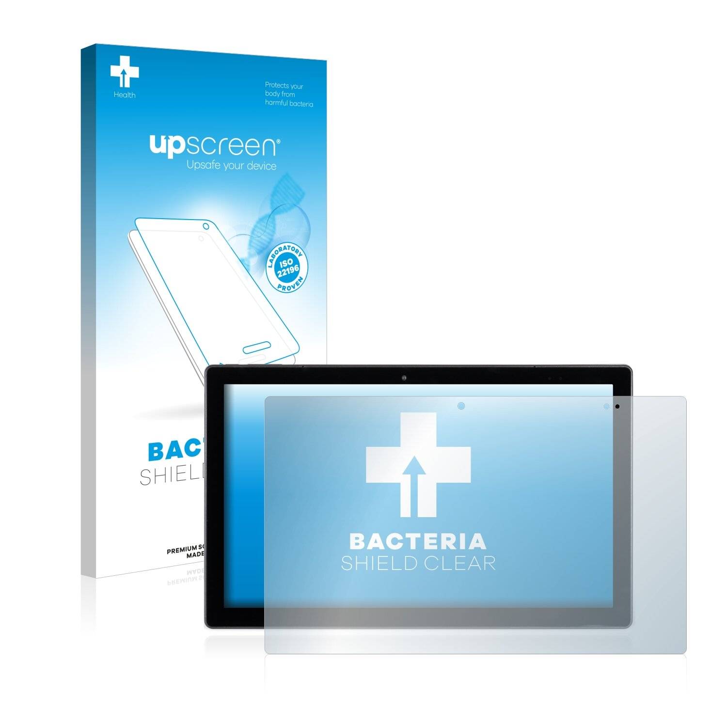 upscreen Bacteria Shield Clear Premium Antibakterielle Displayschutzfolie für Wortmann Terra