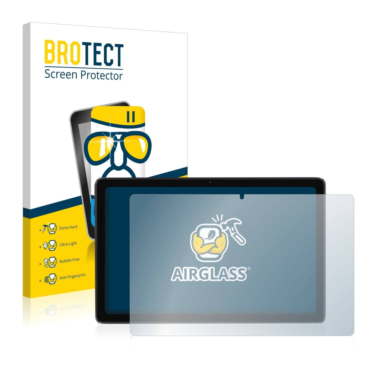 BROTECT AirGlass Flexible Schutz Glas Folie für Alldocube iPlay 50 Pro Klar Transparent