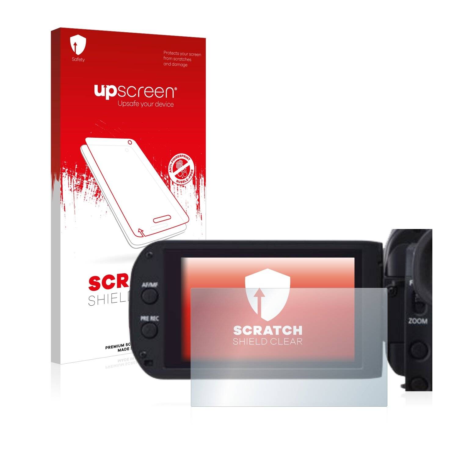 upscreen Scratch Shield Clear Premium Displayschutzfolie für Canon