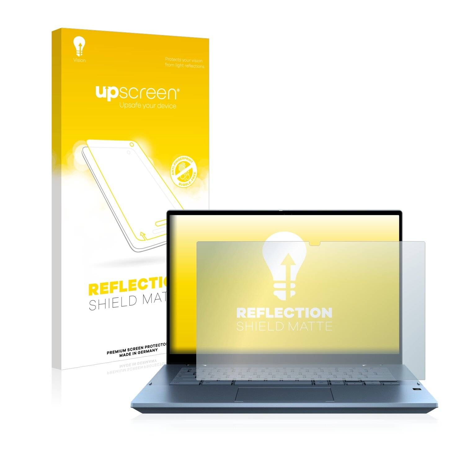 upscreen Reflection Shield Matte Premium Displayschutzfolie für Asus Chromebook Flip